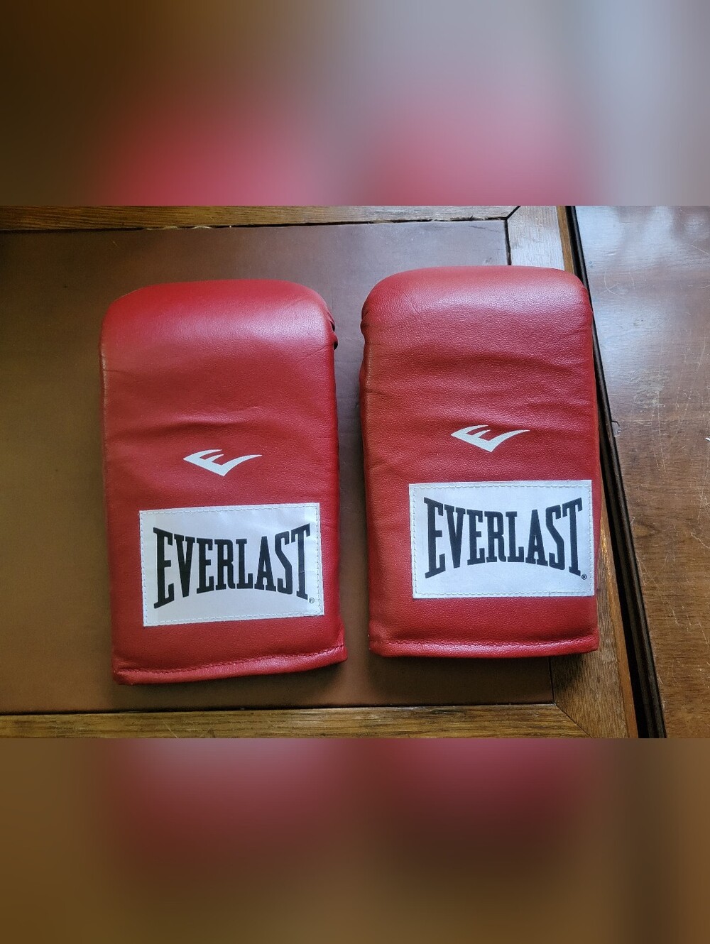 Everlast Red 4306 Boxing Sparing Gloves Sz Fits S/M